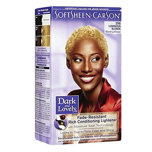 Softsheen Carson Dark And Lovely Reviving Colors Semi-Permanent Haircolor, Luminous Blonde 396 - Kit
